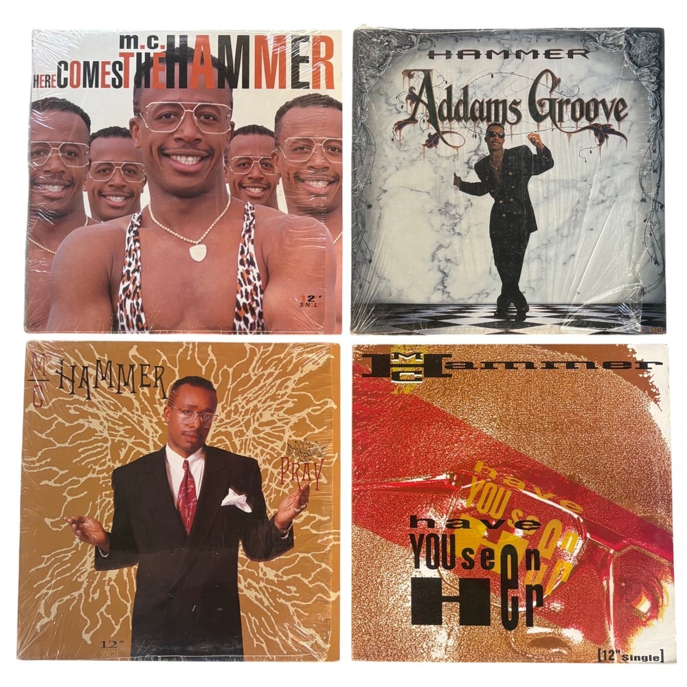 MC Hammer Vinyl 12 Single Lot Addams Groove Pray Have You Seen Her 4 Records